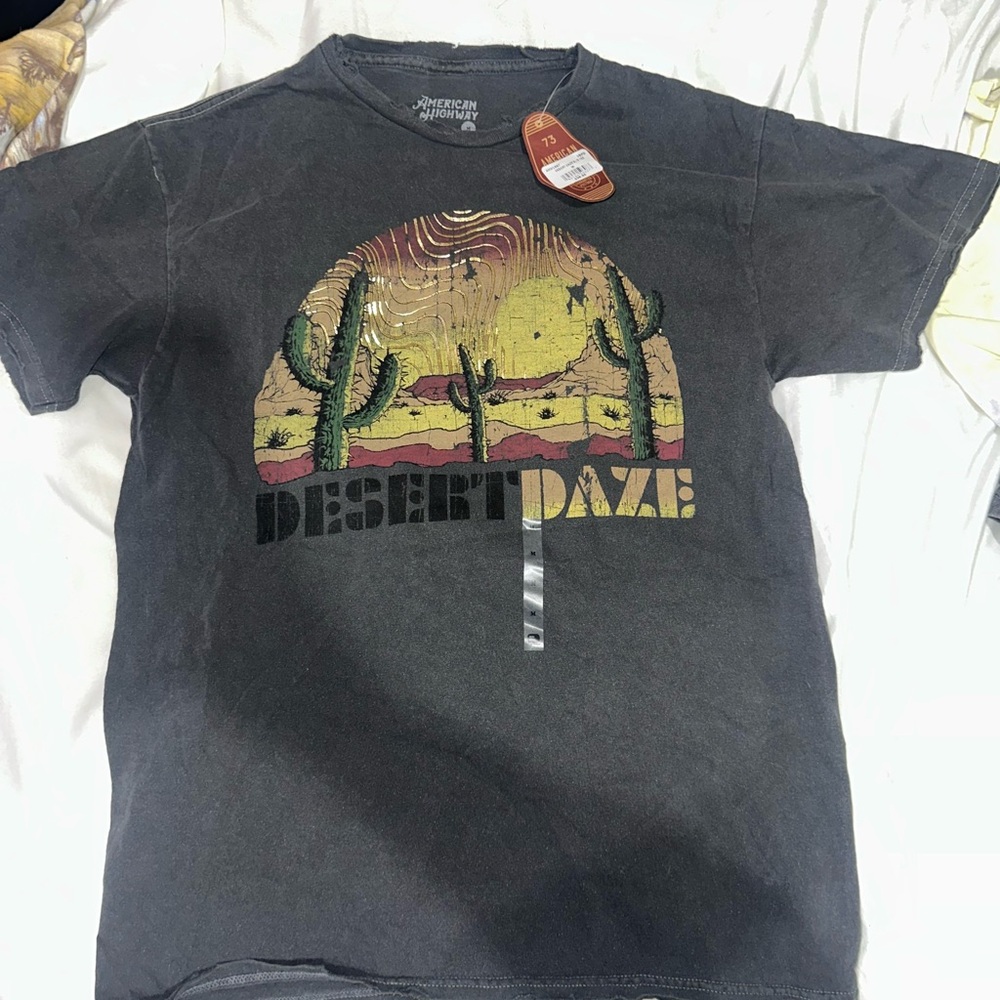 American Apparel Desert Daze Black Tee